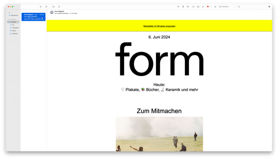 Der form Design Newsletter: Ausstellungen, Messen und Kultur