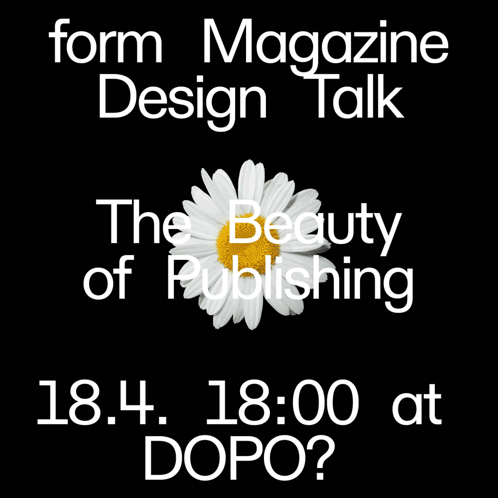 form Design Talk – The Beauty of Publishing