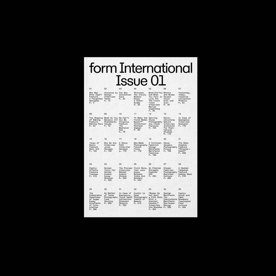 form International Issue 01