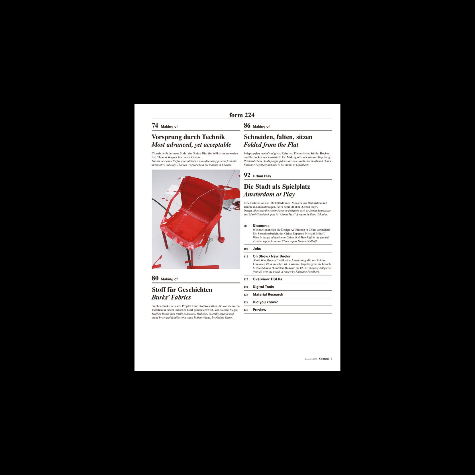 form 224 – Design studieren! Aber wo? / Shaping Education – form Design ...