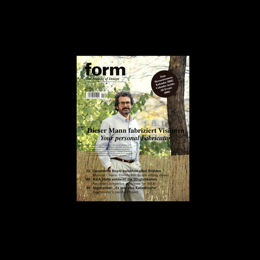 form 206 – Dieser Mann fabriziert Visionen / Your personal Fabricator